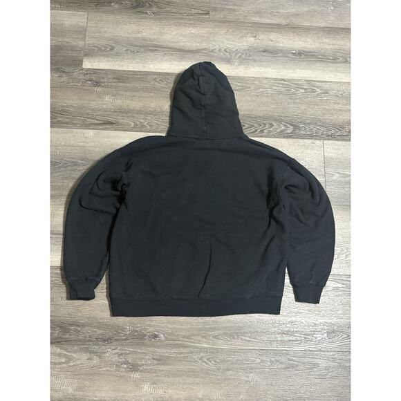 Hanes “Made In Alaska” Graphic Logo Hoodie Sweatshirt Y2K Casual - Men’s Medium - Picture 7 of 7